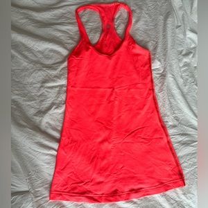 Lululemon coral racerback tank